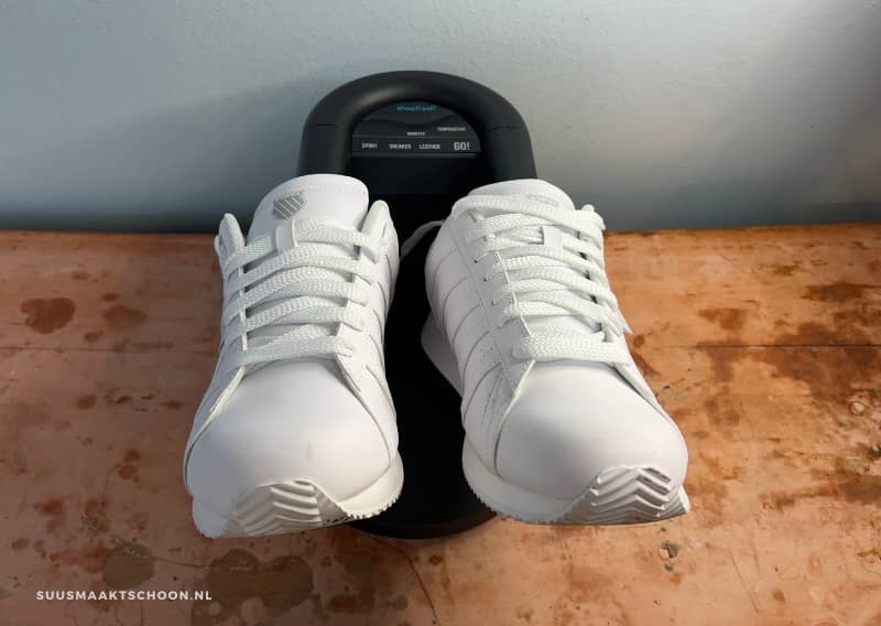 natte schoenen drogen Shoefresh en schoenen opfrissen op de Shoefresh schoendroger