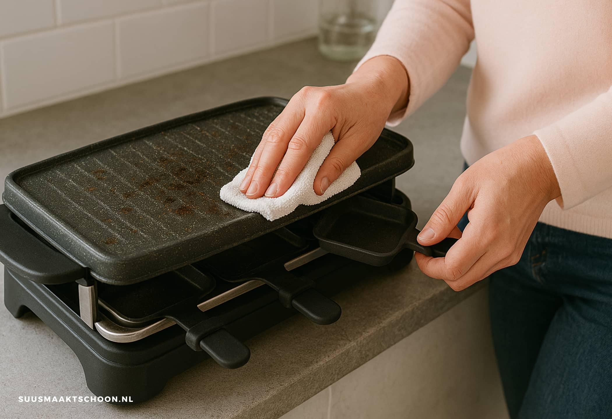 gourmetstel schoonmaken