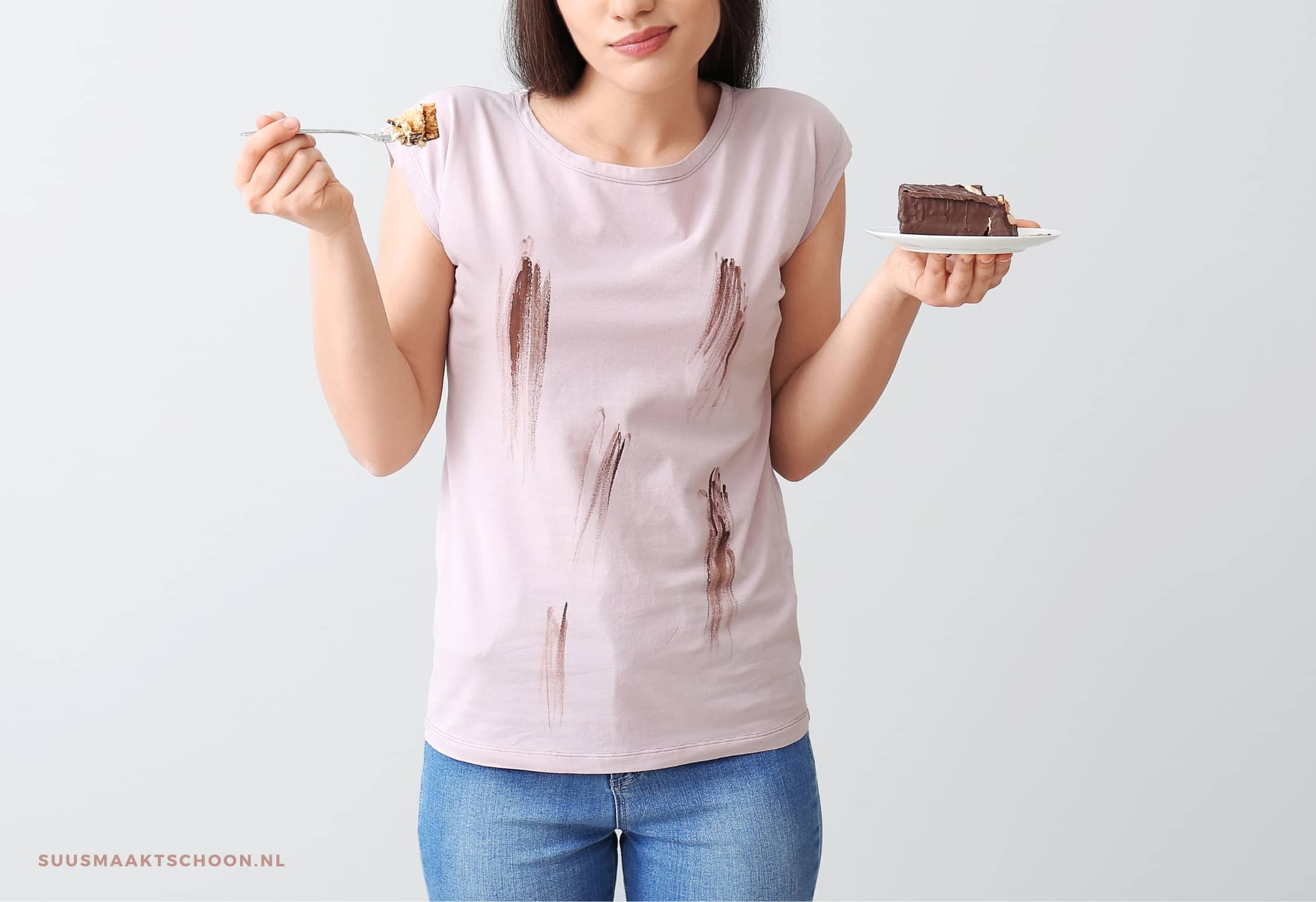 chocoladevlekken verwijderen