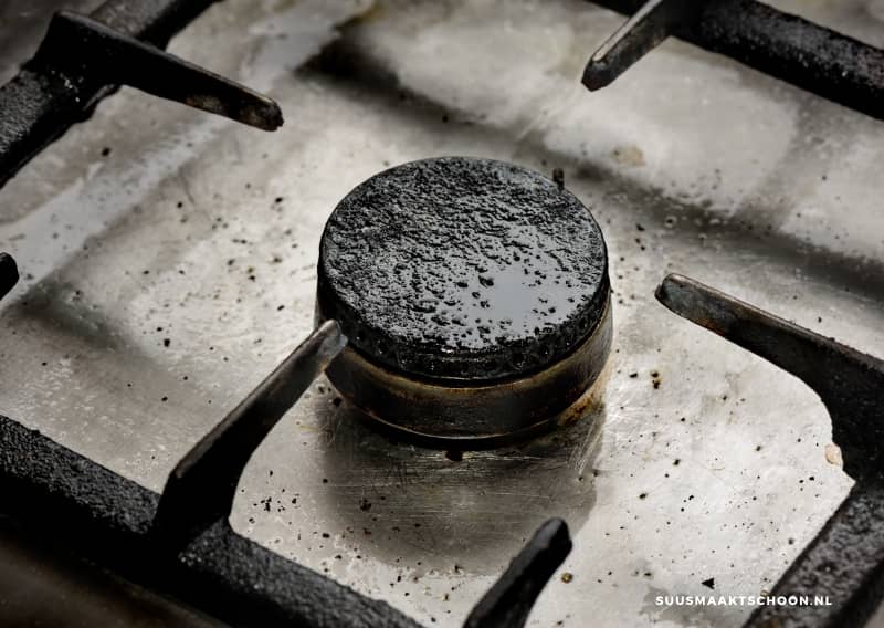 vieze gaspitten schoonmaken