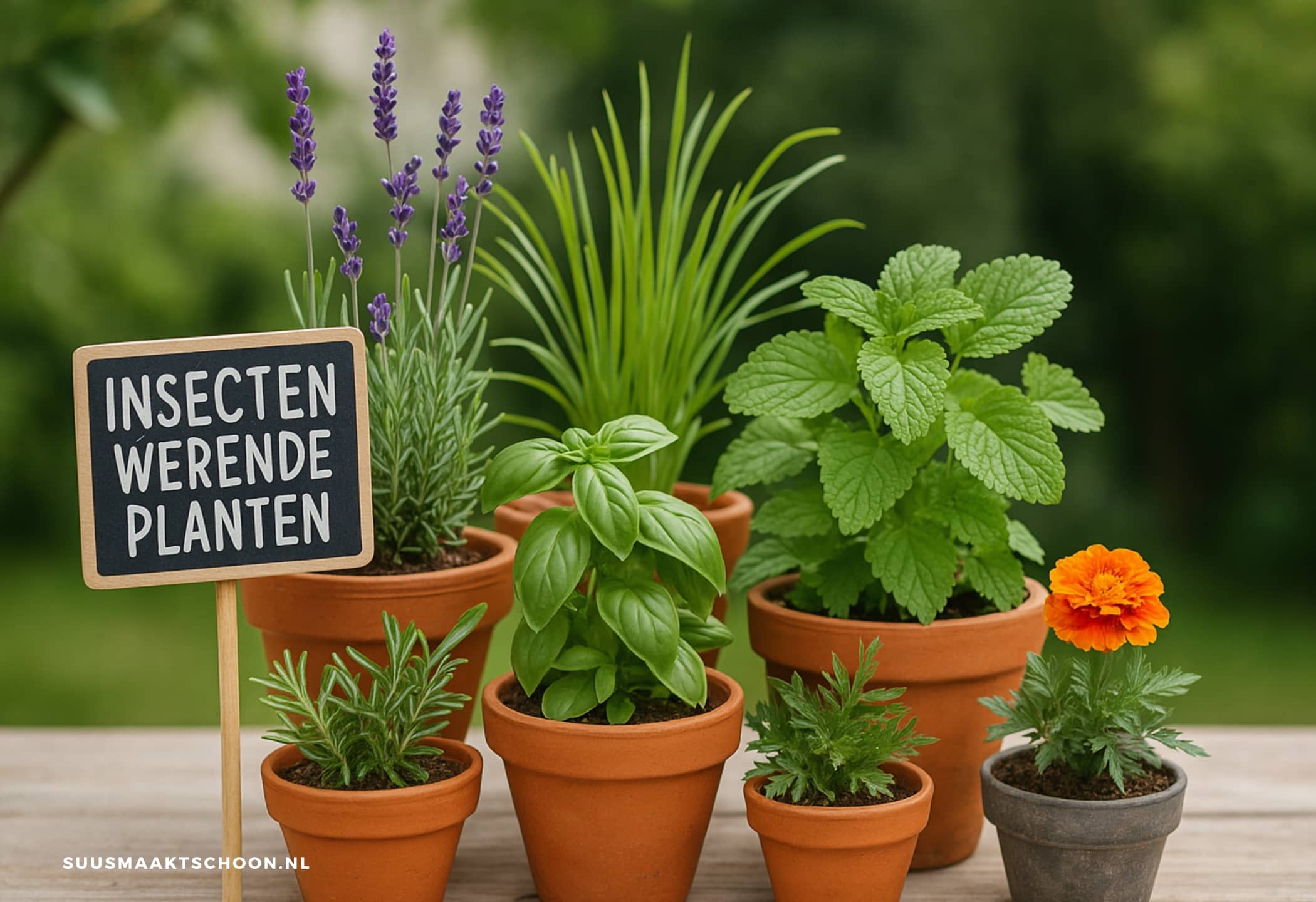 insecten weren met planten